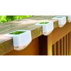 Maxsa Innovations Solar-Powered LED Deck Lights - White 47331-WH